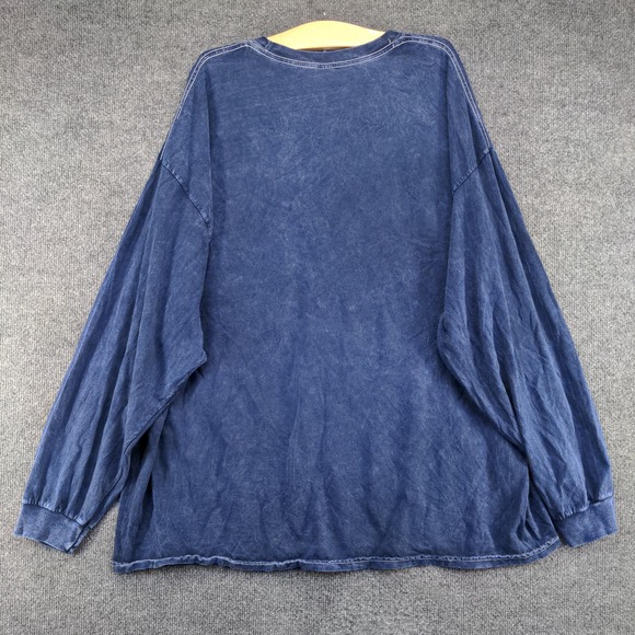 FedEx Racing Men's Pullover Long Sleeve Shirt Blue Size 3XL Graphic Logo - Picture 3 of 14